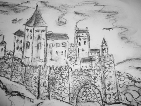 Z oblakov rovno pod zem